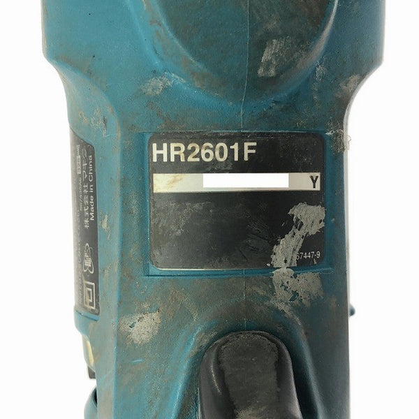 ☆中古品☆makita マキタ 100V 26mm ハンマドリル HR2601F ケース付 SDSプラス コード式 ハンマードリル 穴あけ 穿孔 電動工具135032 - 8