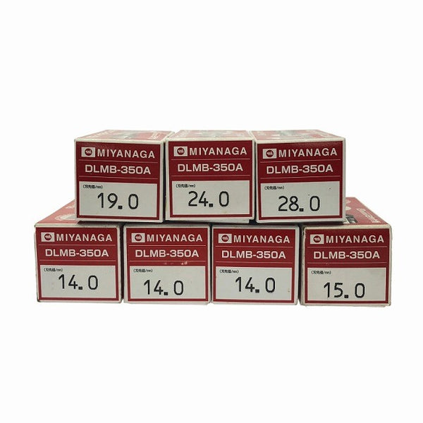 ☆極美品10本セット ミヤナガ 宮永 デルタゴンメタルボーラー 350A DLMB-350A センターピン 14.0～28.0mm 磁気ボール盤用 替刃138494 - 5