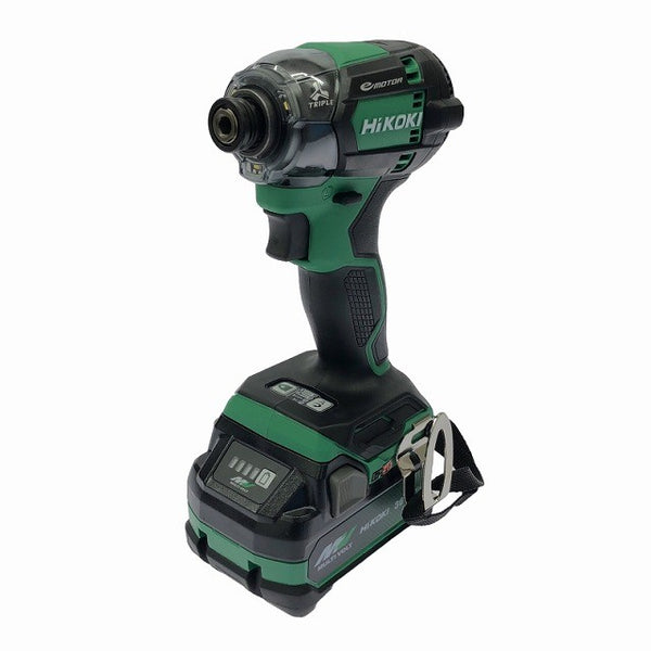 ☆未使用☆HiKOKI ハイコーキ コードレスインパクトドライバ WH18DC(2XPZ) 緑 バッテリー2個(BSL36A18X) 充電器 ケース付124996 - 4