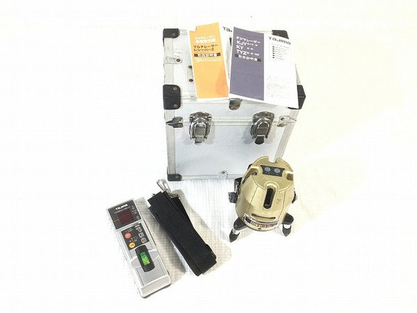 ☆中古品☆TAJIMA タジマ レーザーライン墨出し器 オートレーザー縦・横 GT5ZI GT5Z-I 受光器 ケース 測定工具127456 - 3
