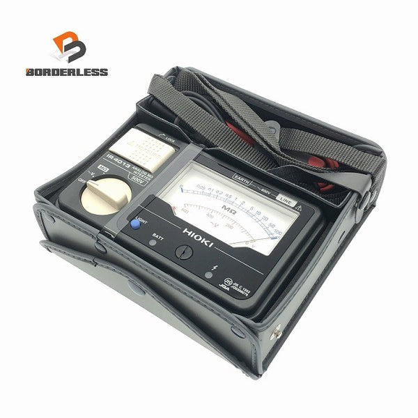 ☆未使用品☆HIOKI 日置電機 アナログメグオームハイテスター IR4013-10 単レンジ アナログ絶縁抵抗計 アナログメガー 電気計測器132199 - 1