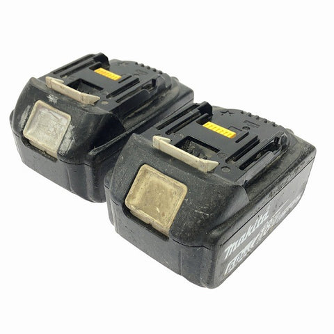 ☆中古品☆makita マキタ 純正リチウムイオンバッテリー BL1860B×2 充電器 DC18RF付き 電動工具 蓄電池 充電地129459 - 0