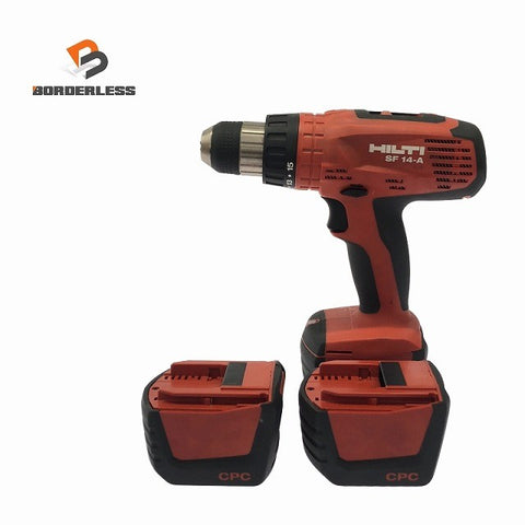 ☆中古品☆HILTI ヒルティ 14.4V 充電式ドリルドライバー SF14-A バッテリ3個(3.3Ah)付 コードレス ドライバドリル124655