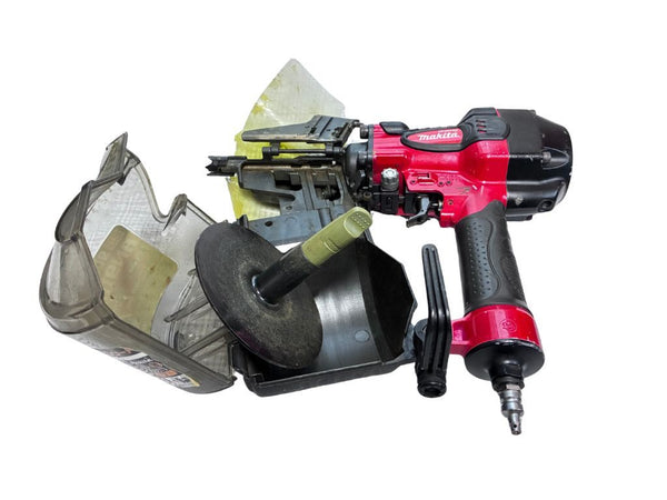 ☆比較的綺麗☆makita マキタ  高圧 エア釘打 90ｍｍ AN911H ワイヤ釘45～90mm 下地 鋼板 3.2mm コンクリート135090 - 6
