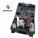 ☆未使用品☆ makita マキタ 50mm 高圧エア釘打ち機 AN534H 赤/レッド 本体+パーツ+ケース ロール釘打ち/クギ打 コイルネイラ119909 - 1
