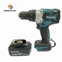 ☆中古品☆ makita マキタ 18V 充電式ドライバドリル DF481D 青/ブルー 本体+バッテリー1個(5.0Ah)133989 - 1