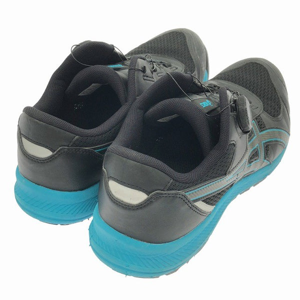 ☆比較的綺麗☆asics アシックス ウィンジョブ CP219 BOA 1273A092 ブラック×ガンメタル 27.5cm 安全靴 作業靴137778 - 4