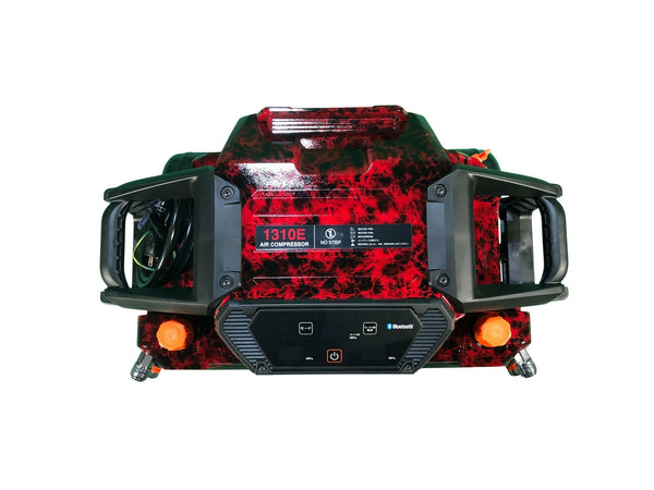 ☆未使用品☆MAX マックス 高圧 スーパーエアコンプレッサー AK-HH1310E ジュラシックレッド 100V 11L エアーコンプレッサー119099 - 9