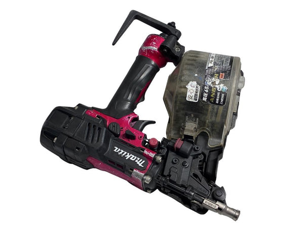 ☆中古品☆makita マキタ 65mm 高圧 エア釘打機 AN636H 赤 エア釘打ち機 ロール釘打機 ロール釘打ち機 コイルネイラ136725 - 5
