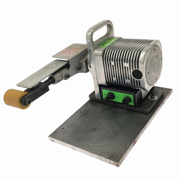 ☆中古品☆森本工業所 モリトク 100V 卓上ミニベルター MR-40S 研磨ベルト13枚付 無段変速 タクミニ君 ベルトサンダー 卓上研磨機133750 - 4