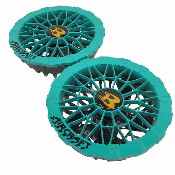 ☆中古品セット☆BURTLE バートル 30V エアークラフト専用バッテリー AC-10 黒 ファンユニット AC10-2 マーリン 2026年モデル136891 - 3