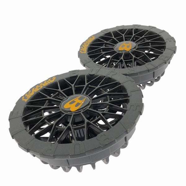 ☆中古品☆BURTLE バートル エアークラフト専用 リチウムイオンバッテリー AC09 ファンユニット AC09-1 ケーブル付 暑さ対策133110 - 4
