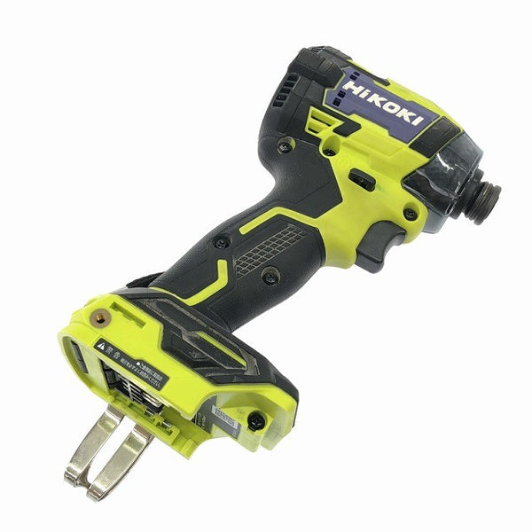 ☆美品☆HiKOKI ハイコーキ 36V コードレスインパクトドライバー WH36DD 黄色/スパイダーイエロー 本体のみ 充電式116718 - 3