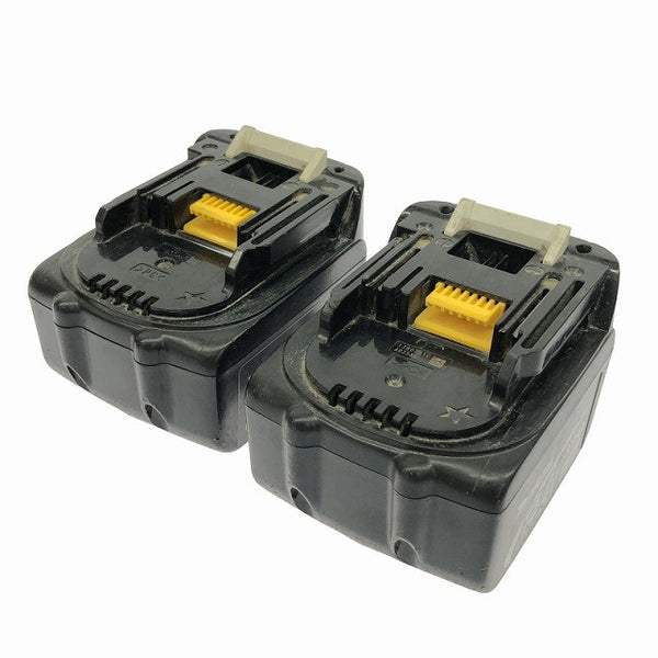 ☆中古品☆makita マキタ 14.4V 純正リチウムイオンバッテリー BL1430×2 電動工具 コメント必読 充電池 蓄電池132490 - 4