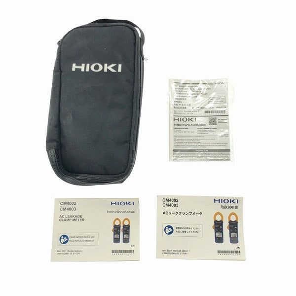☆美品☆HIOKI 日置電機 ACリーククランプメーター CM4002 ケース付 漏れ電流計 クランプリーカー 116058116058 - 10