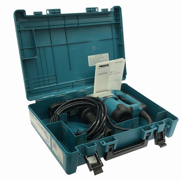 ☆中古美品☆makita マキタ 100V 電動ハンマー HM0830 ケース付 六角軸 コンクリートブレーカー はつり機 ハツリ機 斫り機135769 - 2