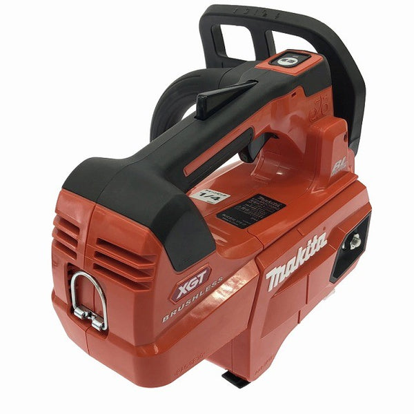 ☆極美品☆ makita マキタ 40Vmax 250mm 充電式 チェンソー MUC008G バッテリー1個 充電器 ガイドバー  本体のみ 造園 伐採134620 - 4