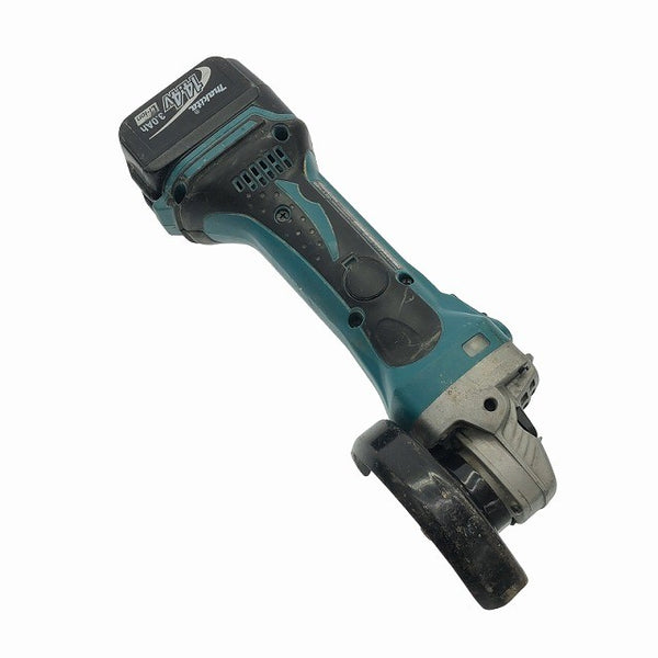 ☆中古品☆makita マキタ 14.4V 100mm 充電式ディスクグラインダ GA400D バッテリ2個(14.4V3.0Ah) 充電器 ケース付 コードレス 117707117707 - 5