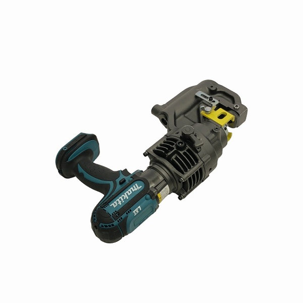 ☆極美品☆ makita マキタ 18V 充電式パンチャー PP200DRG バッテリー1個(18V 6.0Ah) 充電器 油圧式パンチャー コードレス - 6