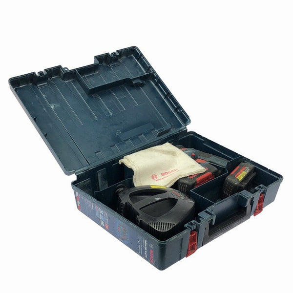☆比較的綺麗☆ BOSCH ボッシュ 36V 充電式ハンマドリル GBH36V-LIY 充電器 純正バッテリー2個付 ケース SDSプラス126328 - 2