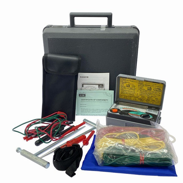☆極美品☆ KYORITSU 共立電気計器 接地抵抗計 4102A 本体+パーツ+ケース129140 - 3