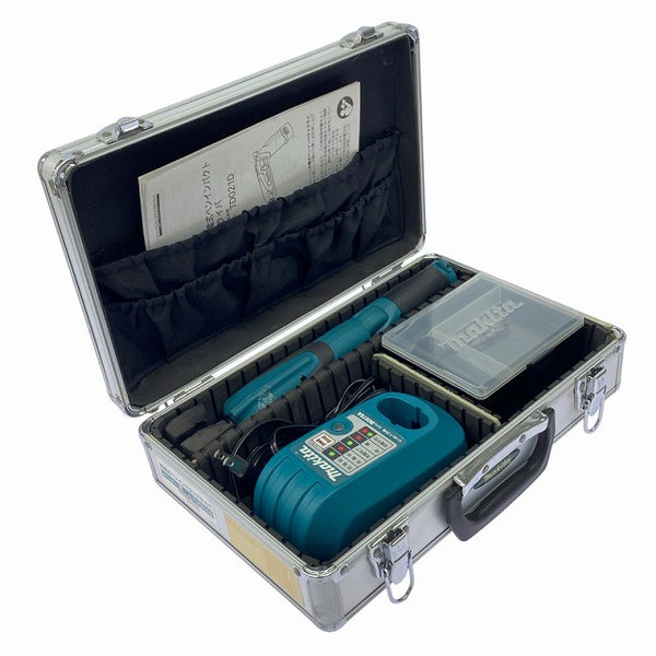 ☆中古品☆makita マキタ 10.8V 充電式ペンインパクトドライバ TD021DS バッテリー2個 充電器 ケース ビット2本付き129570 - 2
