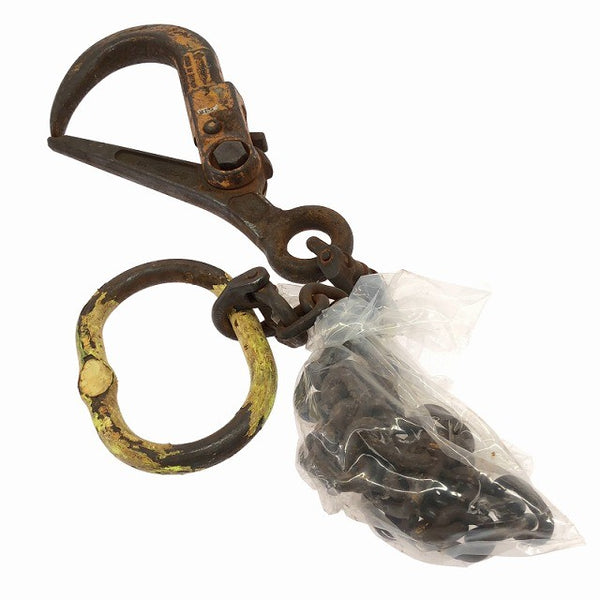 ☆中古品☆SUPER スーパーツール 2t スーパーロックフック SLH2 チェーンスリング付 バールセッタ 敷鉄板つり具133325 - 5