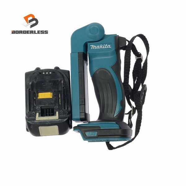 ☆中古品☆ makita マキタ 18V 充電式LEDワークライト ML801 青/ブルー 本体+バッテリー1個(5.0Ah)133990 - 1