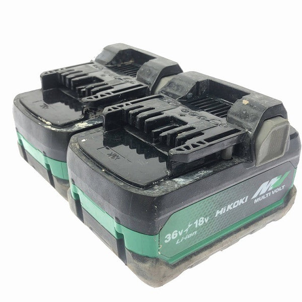 ☆中古品2点セット☆HiKOKI ハイコーキ 36V 2.5Ah 純正 マルチボルトバッテリー BSL36A18X リチウムイオンバッテリー 蓄電池122331 - 3