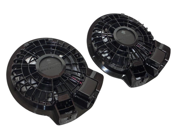 ☆未使用品セット ☆  サンエス 24V 空調風神服 ファン バッテリー ベスト セット RD9590PJ RD9410PH KF90479G Lサイズ2枚133542 - 9