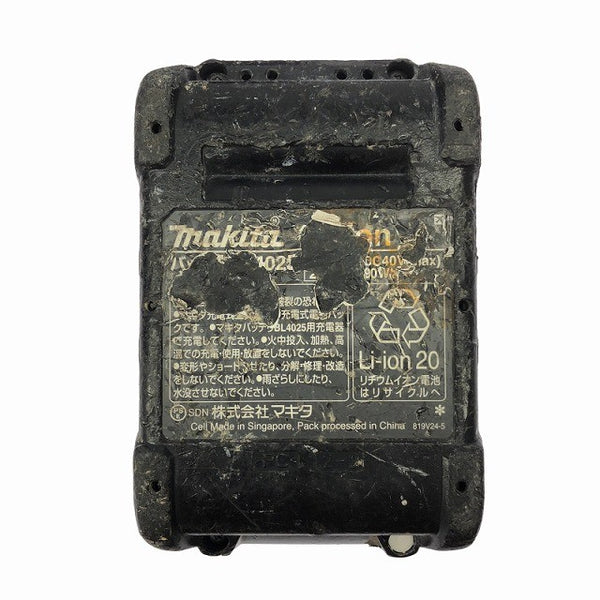☆中古品☆ makita マキタ 40Vmax 充電式インパクトドライバ TD002G 黒/ブラック 本体+バッテリー1個(2.5Ah)充電器+ケース130047 - 8