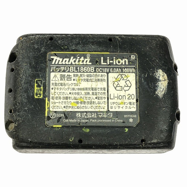 ☆中古品☆makita マキタ 18V 充電式インパクトドライバ 型番不明 バッテリー(18V 6.0Ah) 電動工具 締め付け137049 - 10