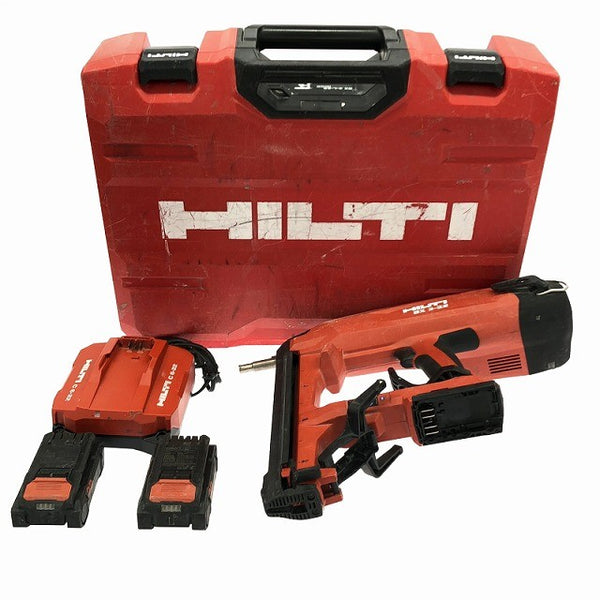 ☆中古品 HILTI ヒルティ 21.6V 充電式鋲打ち機 BX3-L-22 バッテリ2個(2.5Ah) 充電器 ケース 鋲打機 コンクリートネイラー ピン打機133999 - 3