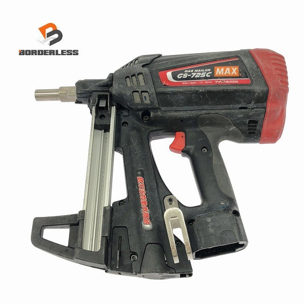 ☆中古品☆MAX マックス ガスネイラ GS-725C 本体のみ ガス銃 鋲打ち機 ピン打機 電動工具 ガス式工具131366 - 1