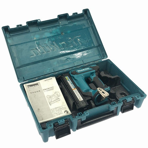 ☆比較的綺麗☆makita マキタ 18V 35mm 充電式面木釘打機 FN350DZK ケース付 フィニッシュネイラ 仕上釘打機116794 - 0