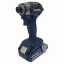 ☆中古品☆makita マキタ 18V 充電式インパクトドライバー TD173DRGXB バッテリー2個(18V 6.0Ah)充電器 ケース付き コードレス131634 - 4
