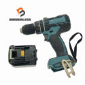 ☆中古品☆makita マキタ 14.4V 充電式震動ドライバドリル HP470D バッテリ1個(14.4V 5.0Ah) ドリルドライバー 締付け 穴あけ137118 - 1