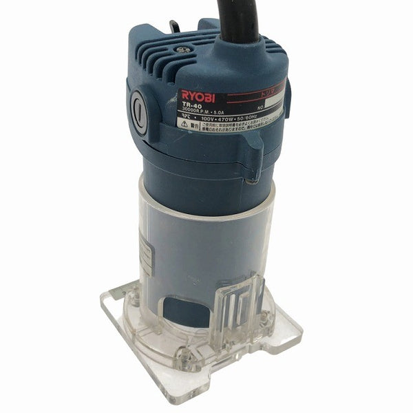 ☆比較的綺麗☆RYOBI リョービ 100V トリマー TR-40 コード式 木材加工 トリミング ルーター DIY/日曜大工136679 - 3