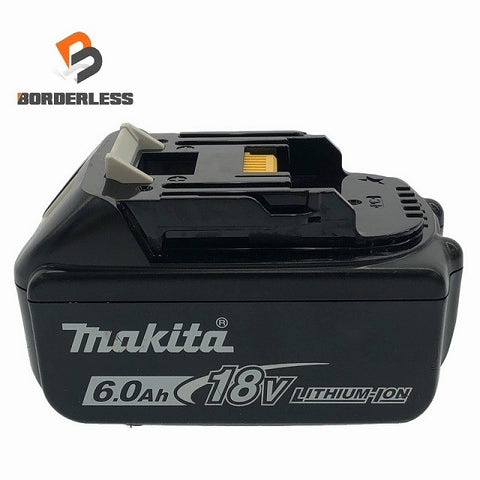 ☆美品☆makita マキタ 18V 6.0Ah 純正 リチウムイオンバッテリー BL1860B 残量表示付 リチウムイオン電池 蓄電池 充電池