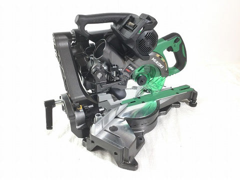 ☆未使用品☆HiKOKI ハイコーキ 36V 165mm コードレス卓上スライド丸のこ C3606DRB(K)(NN) 黒鯱チップソー付き115065 - 0