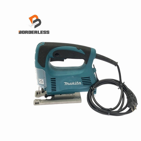 ☆中古品☆makita マキタ 100V ジグソー 4327 コード式 電気のこぎり 電動ノコギリ 木工用 切断機 DIY/日曜大工