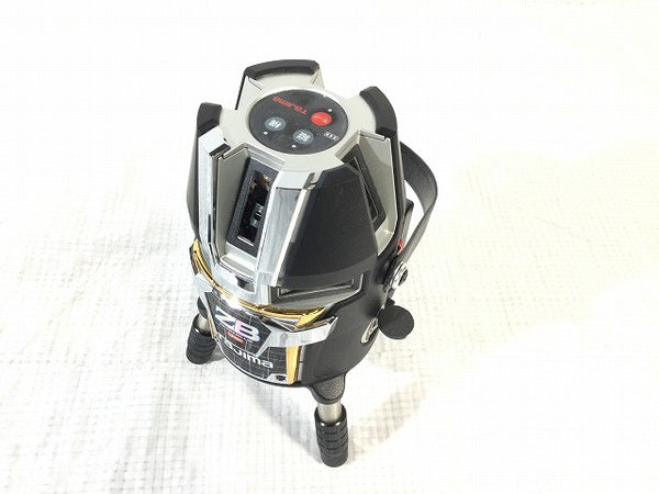 ☆中古品☆TAJIMA タジマ ブルーグリーンレーザー墨出し器 ZEROBL-KJC 受光器(RCV-G) バッテリ1個 ケース付116628 - 5
