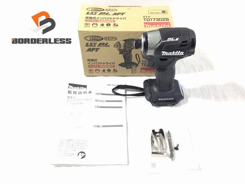 ☆未使用品☆makita マキタ 18V 充電式インパクトドライバー TD173DZB 黒/ブラック 本体のみ コードレス バッテリー式118196