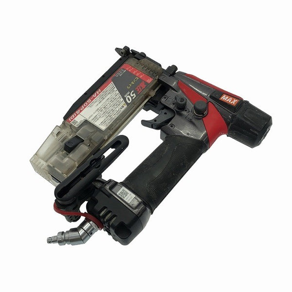 ☆中古品☆MAX マックス 50mm 高圧 ピンネイラ HA-50P4(D) ケース付 ピン釘打機 ピン釘打ち機 ピンタッカー エア工具111887 - 4