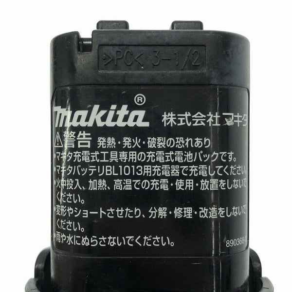 ☆中古品 2点セット☆makita マキタ 10.8V インパクトドライバ TD090D ドライバドリル DF330D バッテリー2個(10.8V 1.3Ah) 充電器付 - 9