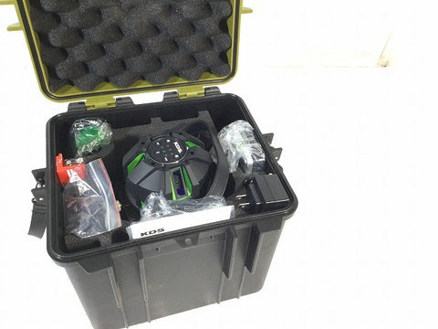 ☆未使用品☆ムラテックKDS 電子整準高輝度レーザー墨出器 DSL-93RG 受光器 バッテリ2個 ケース付 リアルグリーンレーザー墨出し器119060 - 0