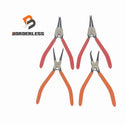 ☆美品4本セット☆HIT ヒット工業 スナップリングプライヤー 軸用曲爪 RSB175MT 直爪 RSS175MT 穴用 RHB175MT RHS175MT - 1