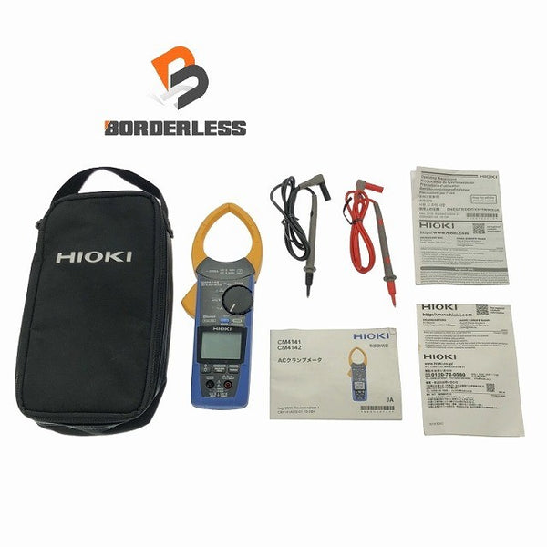 ☆美品☆HIOKI 日置電機 ACクランプメーター CM4142 電気計測機 測定器 クランプテスター クランプリーカー 116055116055 - 1