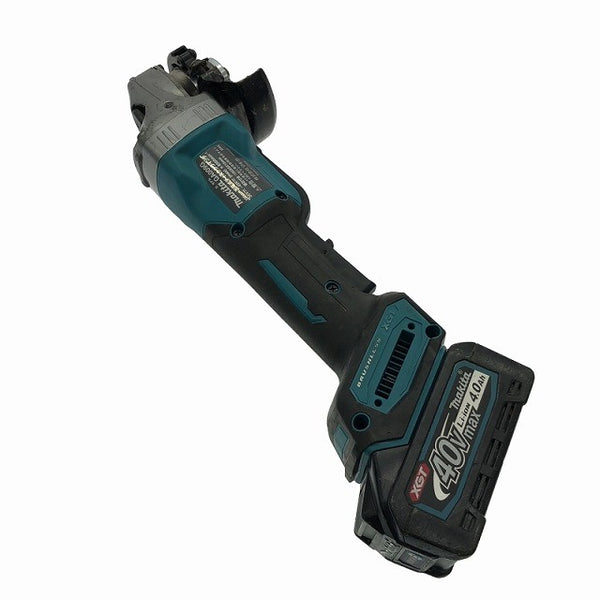 ☆中古品☆makita マキタ 40Vmax 100mm 充電式ディスクグラインダ GA009GRDX 青/ブルー 本体+バッテリー2個(4.0Ah)充電器+ケース114833 - 5