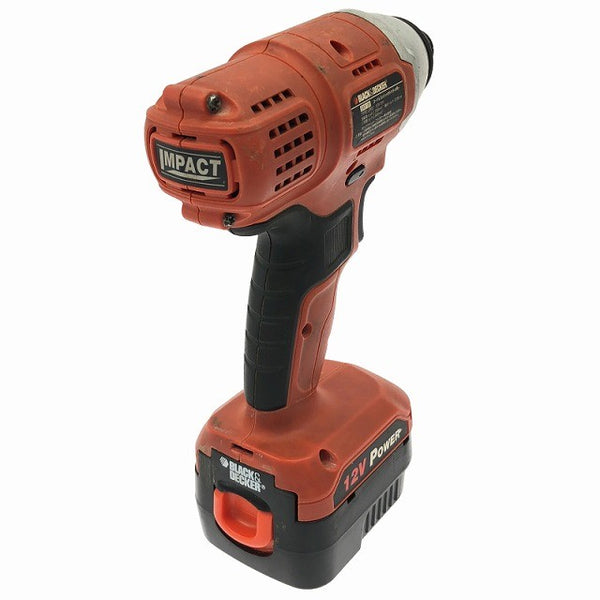 ☆中古品☆B＆D BLACK+DECER ブラック＆デッカー 12V コードレスインパクトドライバー SX5120 バッテリ1個 充電器 充電式136470 - 4
